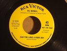 Gil Bernal - Can You Love a Poor Boy / 1967 Soul Ballad /  RCA Promo