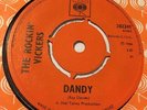 The Rockin Vickers Dandy 1966 Original 7 Inch Vinyl Single Record
