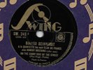 DJANGO REINHARDT & QHCF /I Won't Dance - On The .. Street/ 78 rpm SWINg 249 (FR)