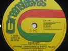 CLASSIC ROOTS Johnny Osbourne Back Off UK Greensleeves 12
