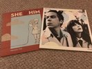 She & Him Volume Two & Volume 3 Vinyl Records. Zooey Deschanel