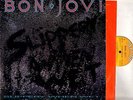 BON JOVI slippery when wet (1st uk & lyric inner) LP VG/VG VERH 38 hard rock