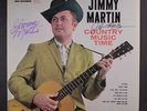 JIMMY MARTIN: Country Music Time LP (reissue, saw mark, autographed) Bluegrass