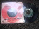 TRES RARE SP JUKE BOX  POCHETTE CIBLE JOHNNY HALLYDAY  PETITE FILLE+1