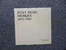 ROXY MUSIC Musique 1972-1983 RARE CANADIAN SAMPLER LP 1983 SAM 16