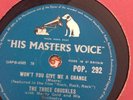 Rare 78 Record The Three Chuckles