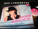 UDO LINDENBERG Ich lieb' dich überhaupt nicht mehr / DDR LP 1990 DSB ZONG 856552