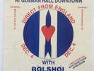 Love And Rockets Bolshi Flyer Poster Bauhaus Goth Punk Echo Bunnymen rare