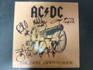 AC/DC FOR THOSE ABOUT TO ROCK NM LP '81 AUTOGRAPHED BY ALL 5 MEMBERS 100% LEGIT