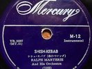 arabic oriental 78 RPM-shish kebab-instrumental- ralph marterie - made in japan