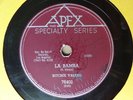 1958 Rock ‘n Roll 78 rpm RITCHIE VALENS La Bamba / Donna  APEX 76402 Canada