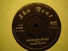 UK SKA BEAT JB 207-TREVOR WILSON-YOU COULDNT BELIEVE/YOU TOLD ME YOU CARE-VG++