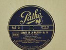 MAGDA TAGLIAFERO piano - DENISE SORIANO violin / FAURE / PATHE 3x 78RPM - EX+/NM