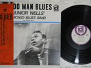 JUNIOR WELLS' CHICAGO BLUES BAND HOODOO MAN BLUES DELMARK PA-6215 Japan OBI LP