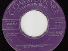 BILLIE HOLIDAY - Commodore 7519 - I Love My Man - EARLY JAZZ 45 (strong VG)