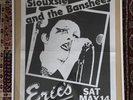 Siouxsie & The Banshees Authentic Eric's poster 1977