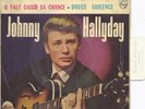 EP disque 45 tours espagnol Johnny Hallyday. Variante: gros points entre titres