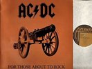 AC/DC for those about to rock we salute you (original 1981 uk) LP EX+/VG+ K50851