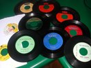 (  15  )  45 RPM RECORDS  /    DOO WOP  &  R & B BLUES    /   1950'S  60'S