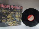 IRON MAIDEN piece of mind VINYL LP bonus FLYER concert press COLOMBIA LOOK JUP