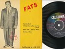 Fats Domino EP Norway California CEP-313 The Big Beat / Sick And Tired + 2 more