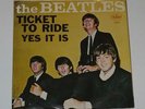 The Beatles Ticket To Ride b/w Yes it Is Nice Picture Sleeve & 45 RPM Record