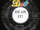 Gene Brown ROCKABILLY 45 (Dot 15709) Big Door /Playing -Eddie Cochran on guitar