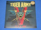 Tiger Army LP V •••–  RED AQUA SPLATTER WAX Nekromantix Rancid