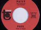 Instrumental Rockabilly Tittyshaker 45 PAUL Patsy TOWER HEAR