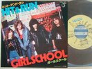 GIRLSCHOOL HIT AND RUN / 7INCH NM MINT- SUPERB COPY