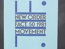 New Order movement 1981 Original Promo Poster