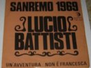 LUCIO BATTISTI - UN AVVENTURA - UNIQUE YUGOSLAV 7
