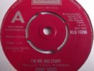 JIMMY HICKS   I'M MR. BIG STUFF ** 1972 LONDON 45 DEMO MINT-