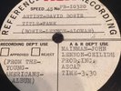 DAVID BOWIE-FAME Super Rare RCA Acetate 1975 One Of A Kind  Never Before On eBay