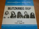 BLITZKRIEG BOP, LET'S GO, 1977 UK MORTON SOUND, 500 ONLY MADE, 3 TRACK IN P/S .