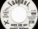 GEORGE FREEMAN Down And Out / Quiver Valiant 6039 Northern Soul Mod 45 VG++