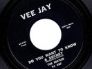 Beatles Do You Want To Know A Secret Vee Jay VJ-587 w/ PS  Block Lettering RARE