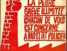 DOMINIQUE GRANGE LA PEGRE / GREVE ILLIMITEE RARE AVEC LIVRET ORIGINAL 45T BIEM
