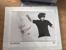 Ian Brown Signed Promo Photo Stone Roses Memorabilia Autograph Display