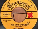 * TERRY NOLAND Hypnotized/Ten Little Women ROCKABILLY ROCKER Brunswick 45 HEAR