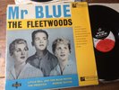 rare 1959 rock vinyl LP  THE FLEETWOODS  MR BLUE.  TOP RANK BUT 028 MONO