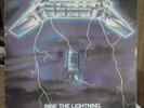 METALLICA - Ride The Lightning 1984 US LP Vinyl Records Original Megaforce VG++