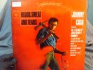Johnny Cash-Blood Sweat and Tears-Vintage 1962 LP Vinyl Record Mint