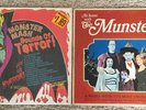 MONSTER MASH SOUNDS OF TERROR 1974 PICKWICK LP EX & AT HOME WITH THE MUNSTERS