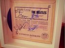 The Beatles 'All My Loving'  framed EP with signatures 45 RPM