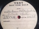 Gennett Electric TEST PRESS 78 RPM Harry Pollock - Meet My Sweetie 6067 V/G