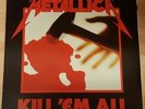 METALLICA 'KILL 'EM ALL' 2001 180 GRAM RE-ISSUE VINYL LP