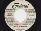 '56 R&B/DooWop MIDNIGHTERS Open Up the Back Door/Rock, Granny, Roll M- DJ HEAR