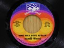 Danny White 45 One Way Love Affair / Natural Soul Brother   SSS VG++