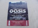 OASIS 2002 MANCHESTER TICKET FOR HEATHEN CHEMISTRY CONCERT TOUR DEFINITELY MAYBE